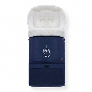 Конверт зимний меховой Nuovita Alaska Bianco Blu scuro/Темно-синий (Nuovita, NUO-ALAB_2497)